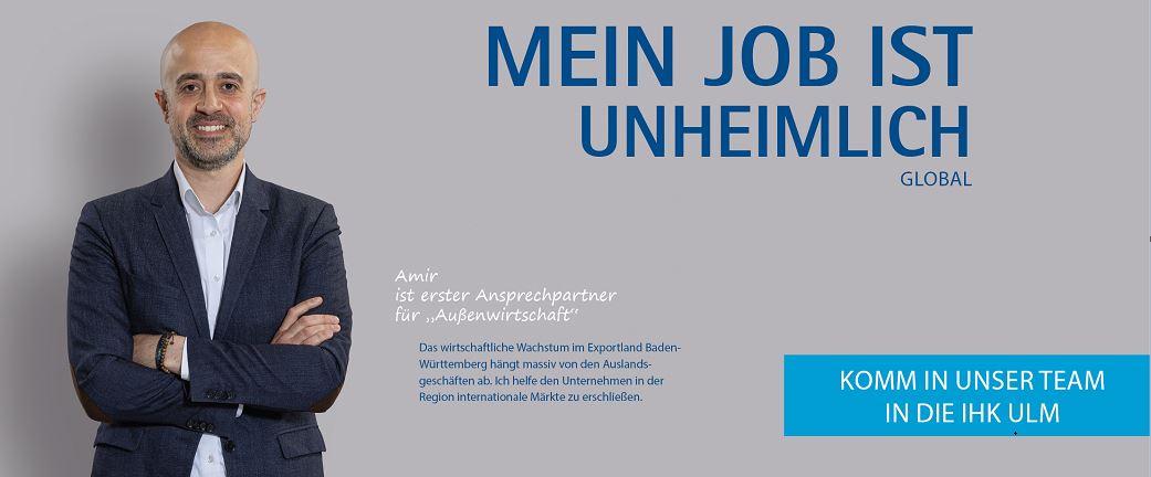 Symbolbild: Stellenanzeige der Kammer IHK Ulm, HR-Generalist & Ausbilder (m/w/d)