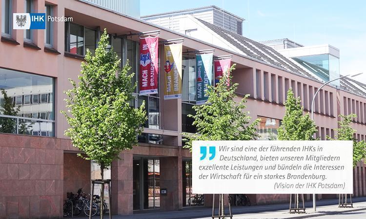 Symbolbild: Stellenanzeige der Kammer IHK Potsdam, Fachberater Existenzgründung und Unternehmensförderung (m/w/d) im RegionalCenter Ostprignitz-Ruppin in Neuruppin