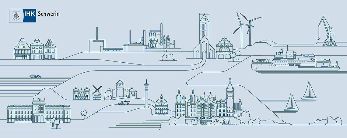 Symbolbild: Stellenanzeige der Kammer IHK zu Schwerin, Fachberater für Handel und Tourismus (m/w/d)