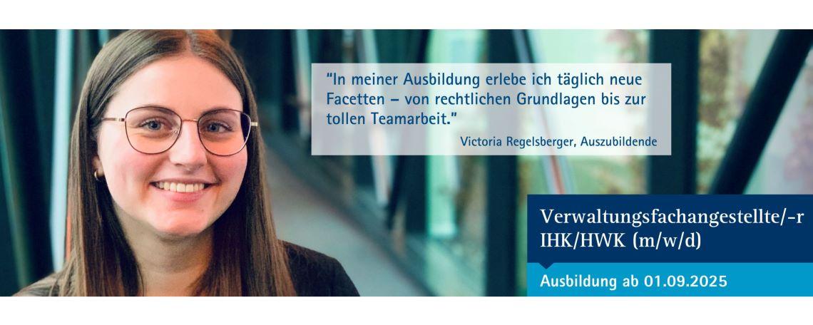 Symbolbild: Stellenanzeige der Kammer IHK Arnsberg, Ausbildung zum Verwaltungsfachangestellten - Fachrichtung IHK/HWK (m/w/d)